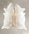 Grey with Beige X-Large Brazilian Cowhide Rug 6'9