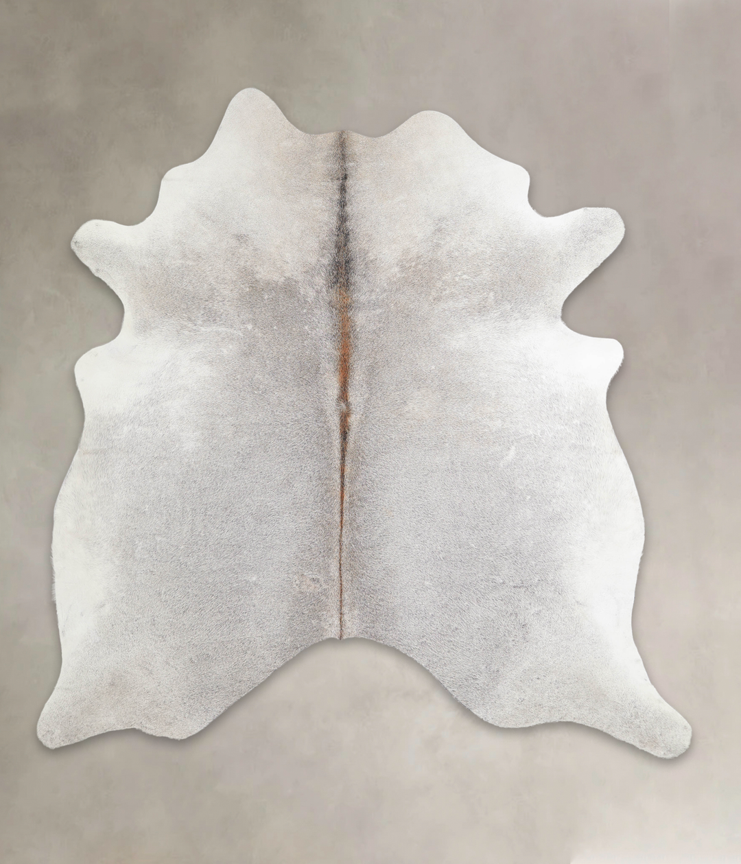 Medium Grey X-Large Brazilian Cowhide Rug 6'7"H x 6'4"W #A21982 by Hud