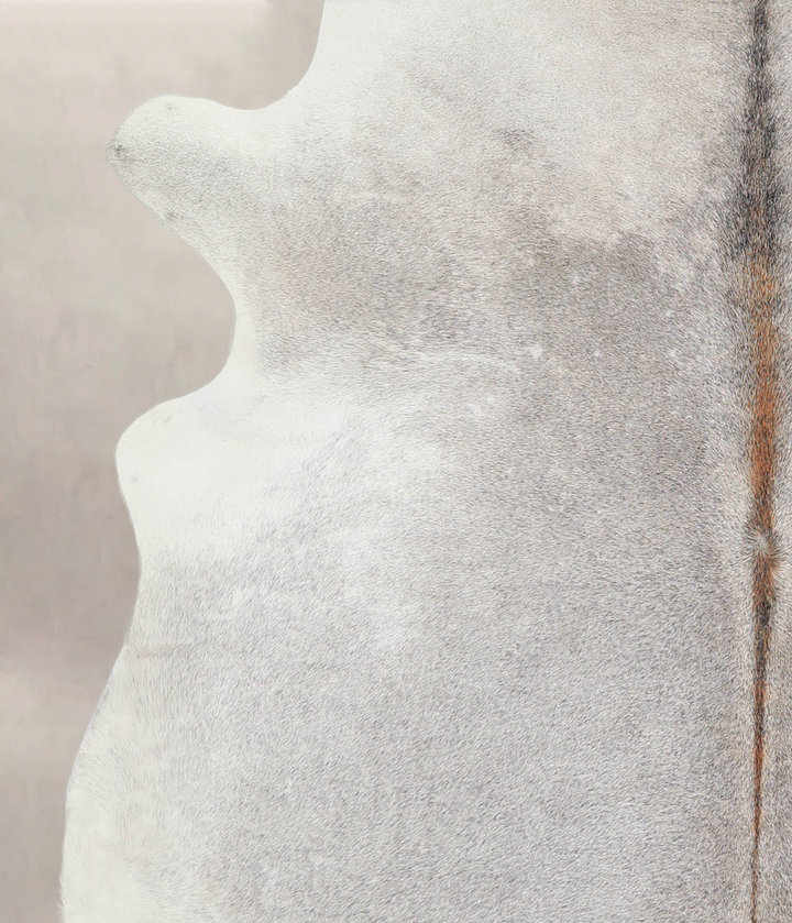 Medium Grey X-Large Brazilian Cowhide Rug 6'7"H x 6'4"W #A21982 by Hudson Hides