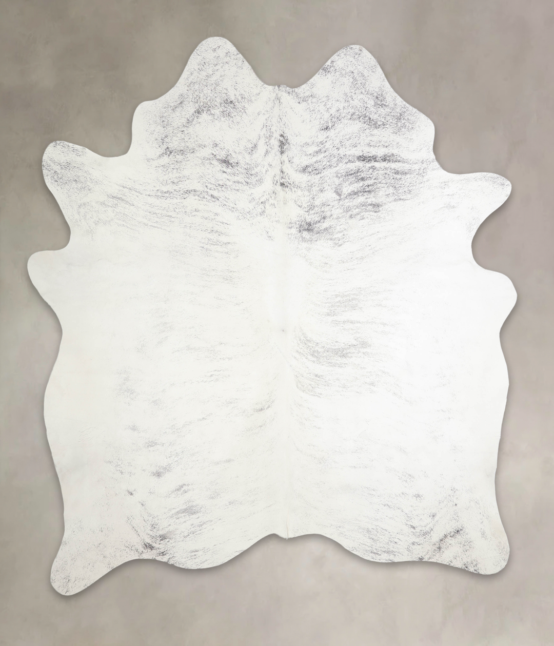 Grey Brindle X-Large Brazilian Cowhide Rug 7'1"H x 6'1"W #A21991 by Hu
