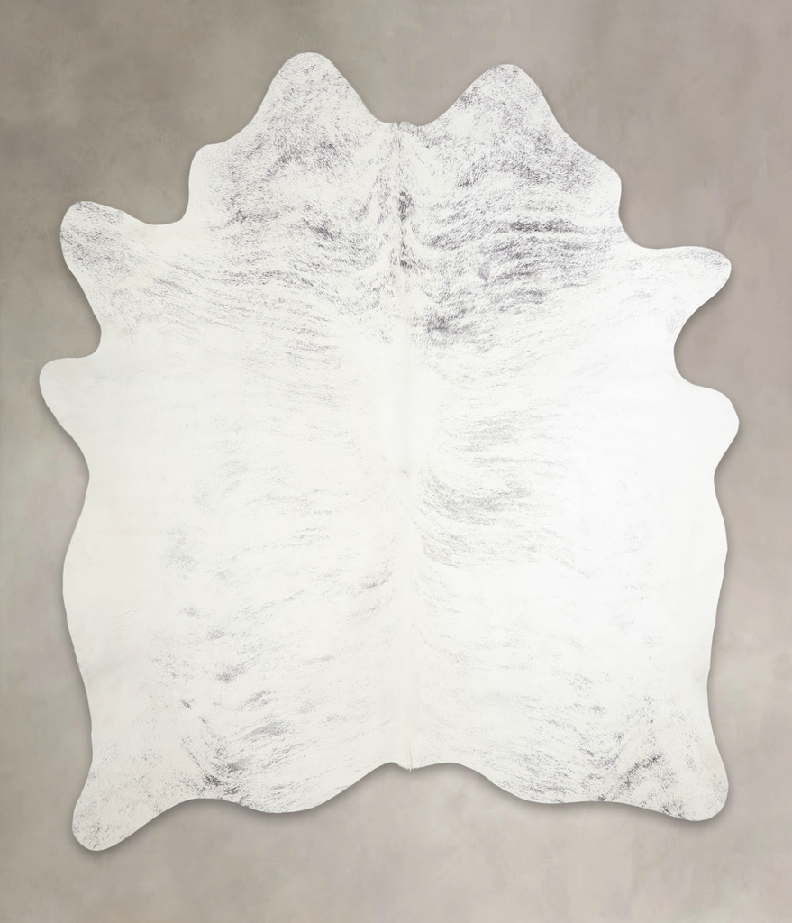 Grey Brindle X-Large Brazilian Cowhide Rug 7'1"H x 6'1"W #A21991 by Hudson Hides