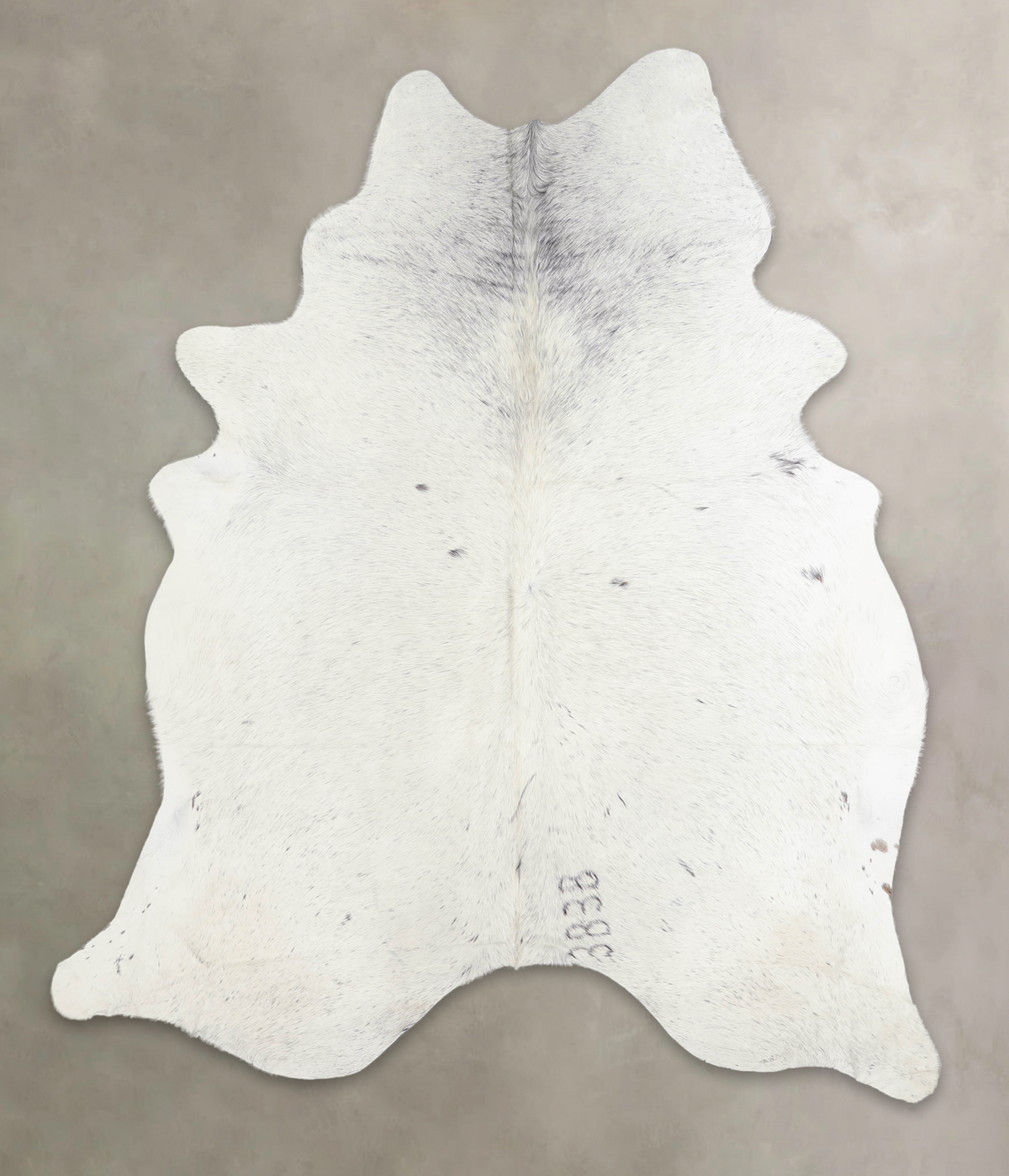 Salt and Pepper Black Cowhide Rug #A22090