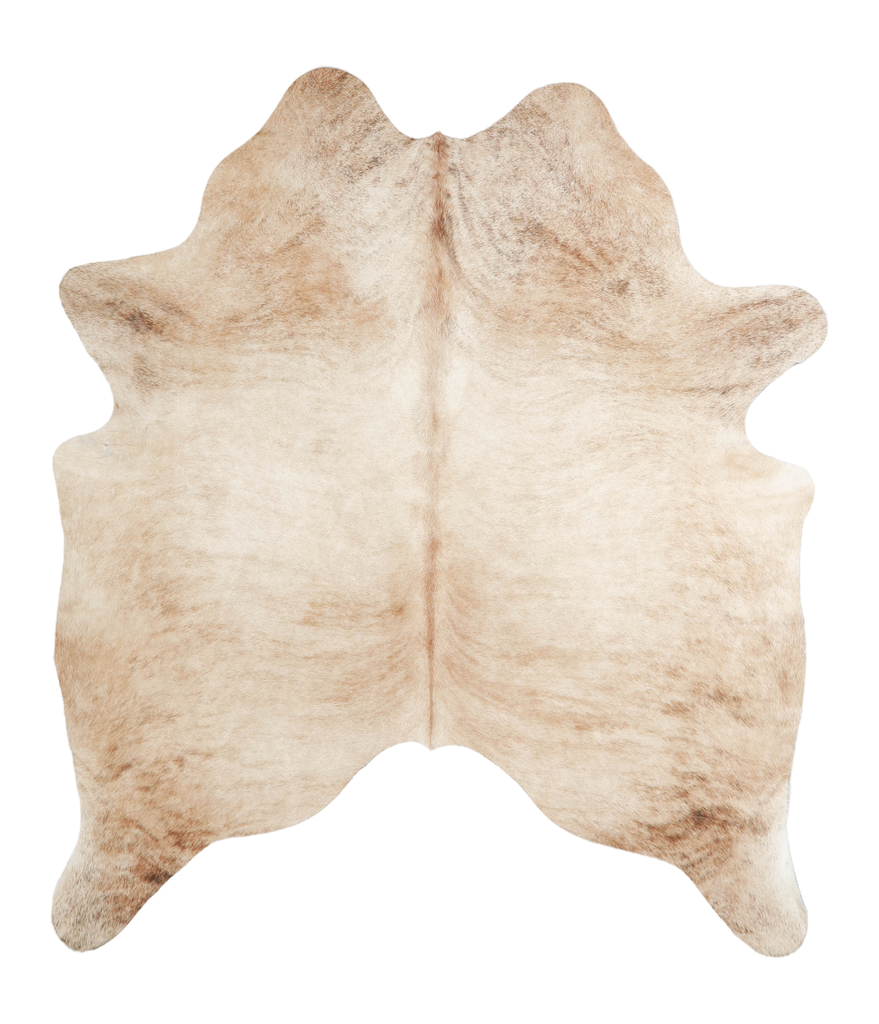 Light Brindle Large Brazilian Cowhide Rug 6'4"H x 5'6"W #A22091 by Hudson Hides