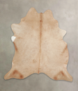 Beige X-Large Brazilian Cowhide Rug 6'9"H x 6'2"W #A22106 by Hudson Hides