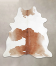 Brown and White X-Large Brazilian Cowhide Rug 6'9"H x 6'5"W #A22146 by Hudson Hides