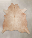 Beige X-Large Brazilian Cowhide Rug 6'8"H x 6'2"W #A22154 by Hudson Hides