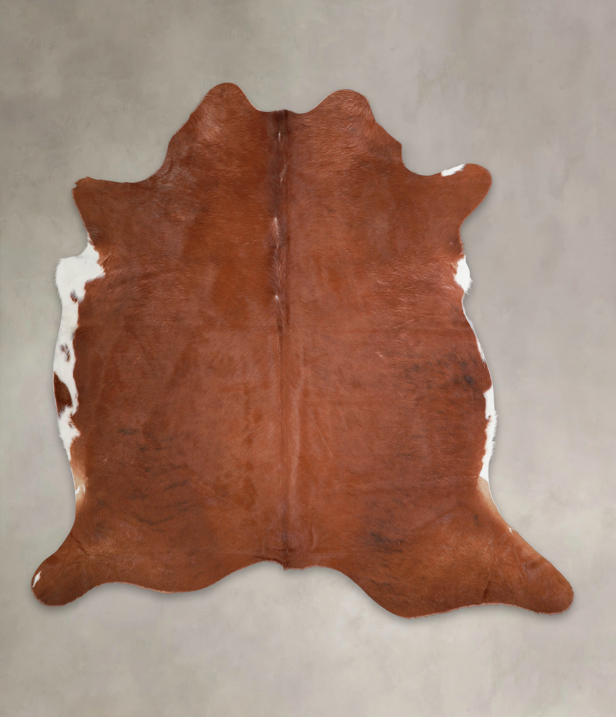 Solid Brown X-Large Brazilian Cowhide Rug 6'7"H x 6'7"W #A22162 by Hudson Hides