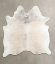 Grey Brindle X-Large Brazilian Cowhide Rug 6'8"H x 6'2"W #A22200 by Hudson Hides