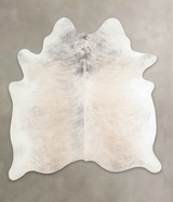 Grey Brindle X-Large Brazilian Cowhide Rug 6'8"H x 6'2"W #A22200 by Hudson Hides