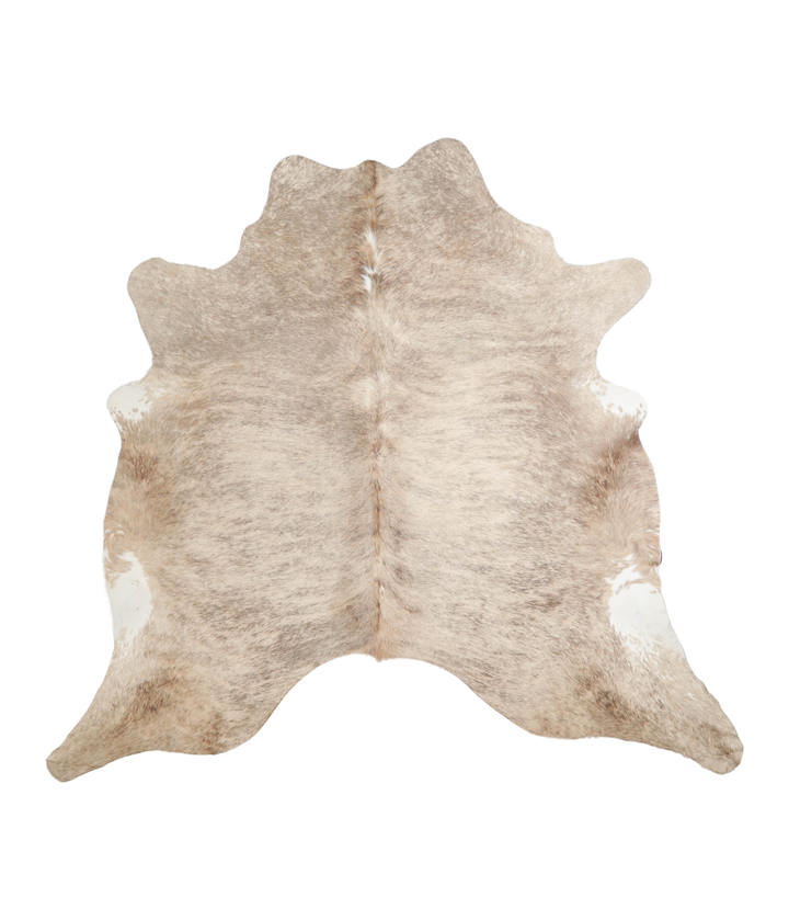 Light Brindle XX-Large Brazilian Cowhide Rug 7'1"H x 7'7"W #A22236 by Hudson Hides