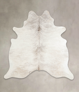 Grey Brindle X-Large Brazilian Cowhide Rug 6'5"H x 6'4"W #A22316 by Hudson Hides