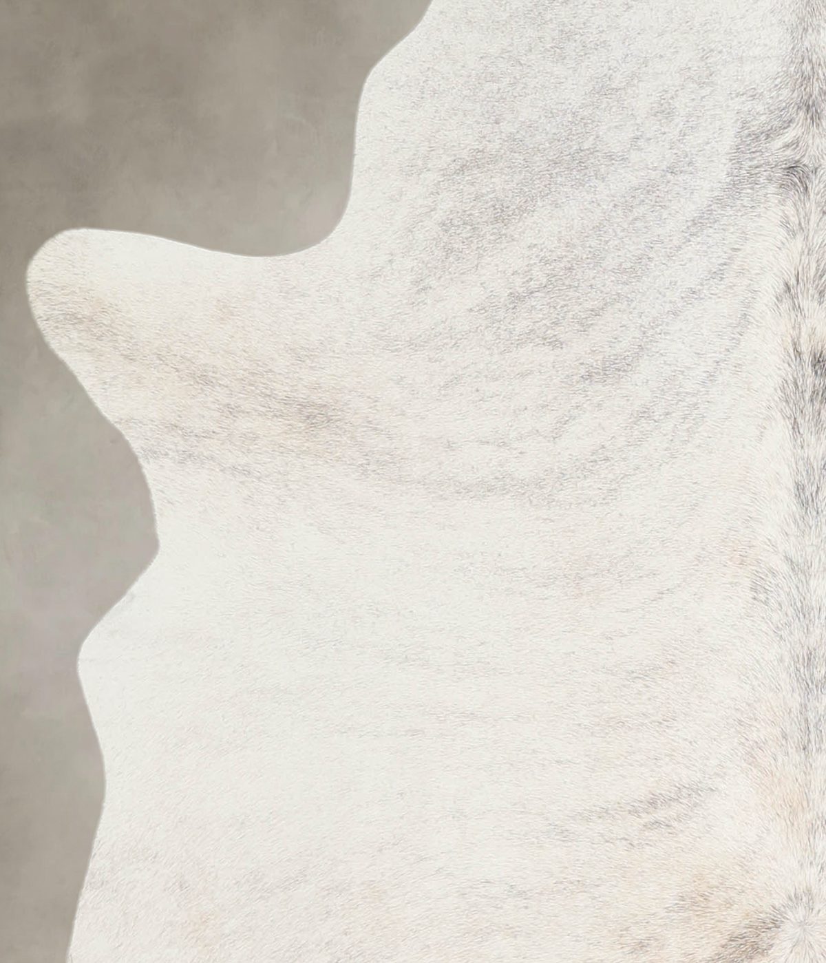 Grey Brindle Large Brazilian Cowhide Rug 6'5"H x 5'2"W #A22319 by Hudson Hides