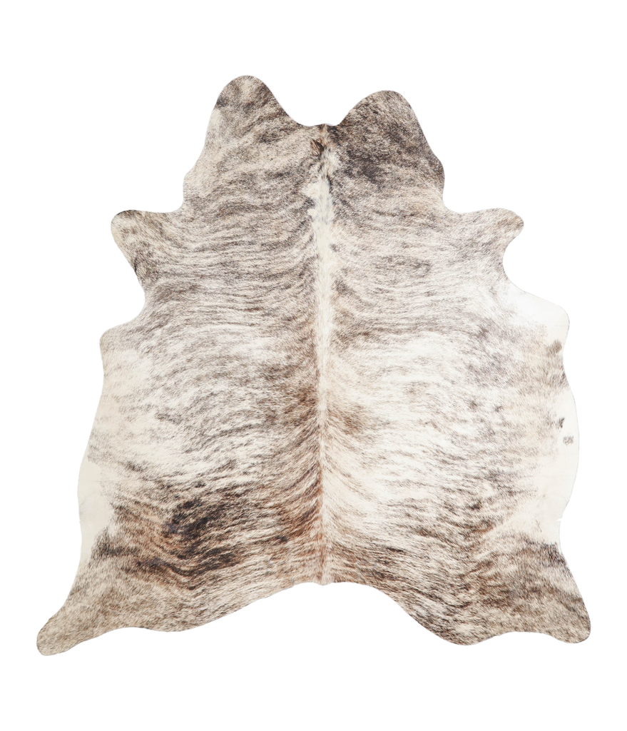 Light Brindle Large Brazilian Cowhide Rug 5'9"H x 5'5"W #A22322 by Hudson Hides