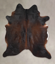 Chocolate X-Large Brazilian Cowhide Rug 7'2"H x 6'2"W #A22395 by Hudson Hides