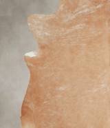 Beige XX-Large Brazilian Cowhide Rug 7'10"H x 7'3"W #A22451 by Hudson Hides