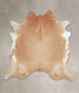 Beige XX-Large Brazilian Cowhide Rug 7'3"H x 7'2"W #A22462 by Hudson Hides