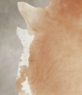 Beige XX-Large Brazilian Cowhide Rug 7'3"H x 7'2"W #A22462 by Hudson Hides