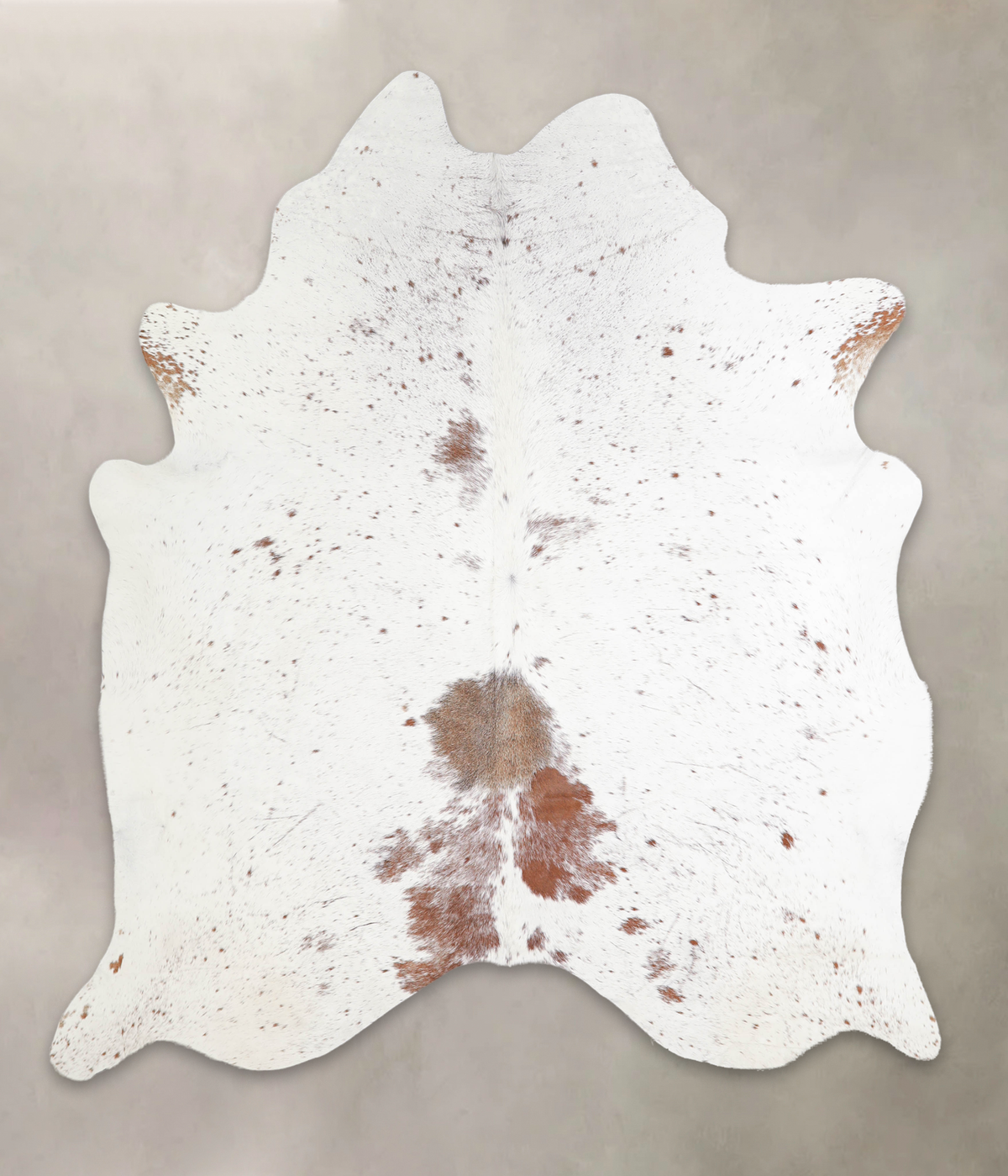 Salt and Pepper Brown Cowhide Rug #A22516