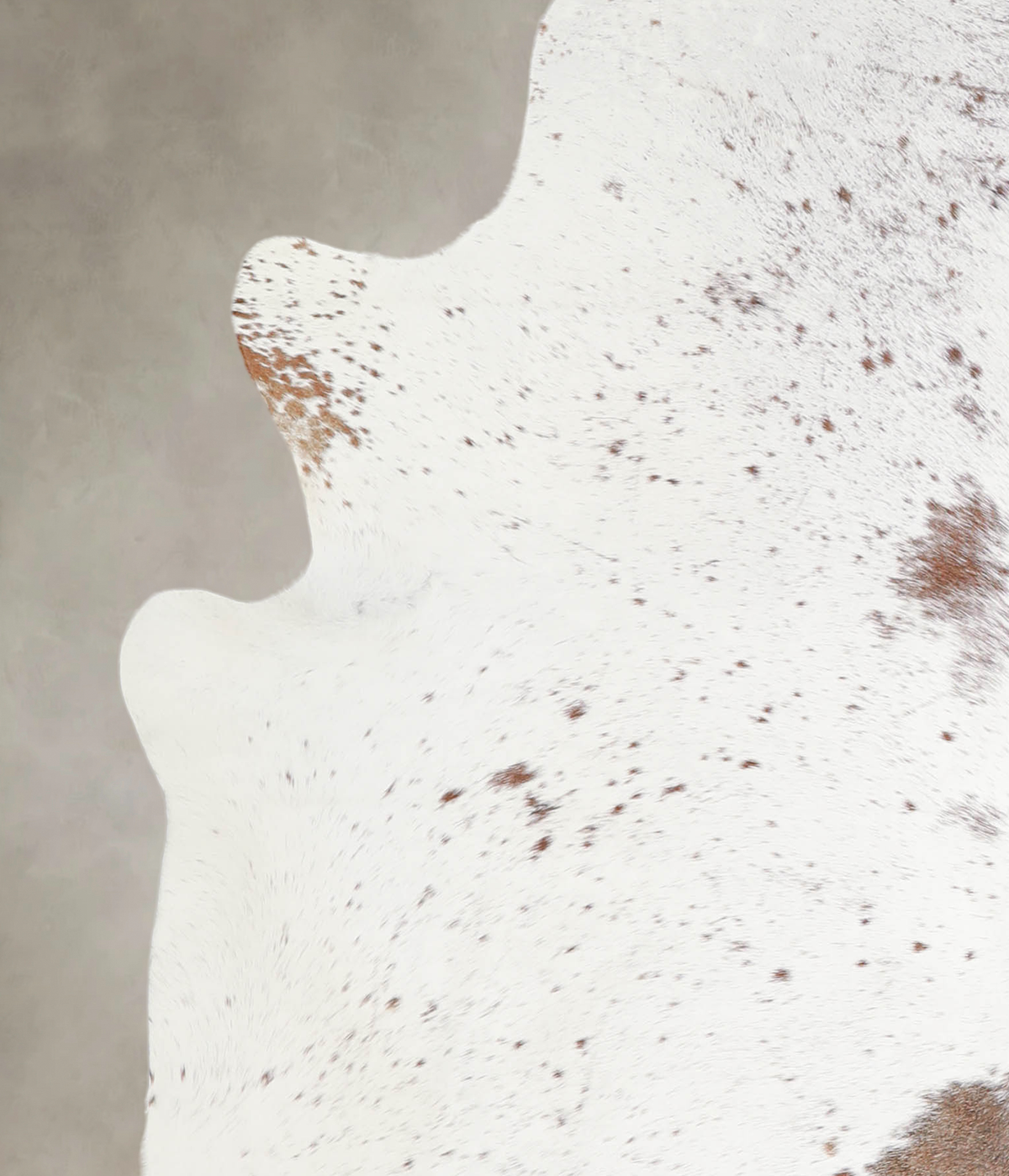 Salt and Pepper Brown Cowhide Rug #A22516