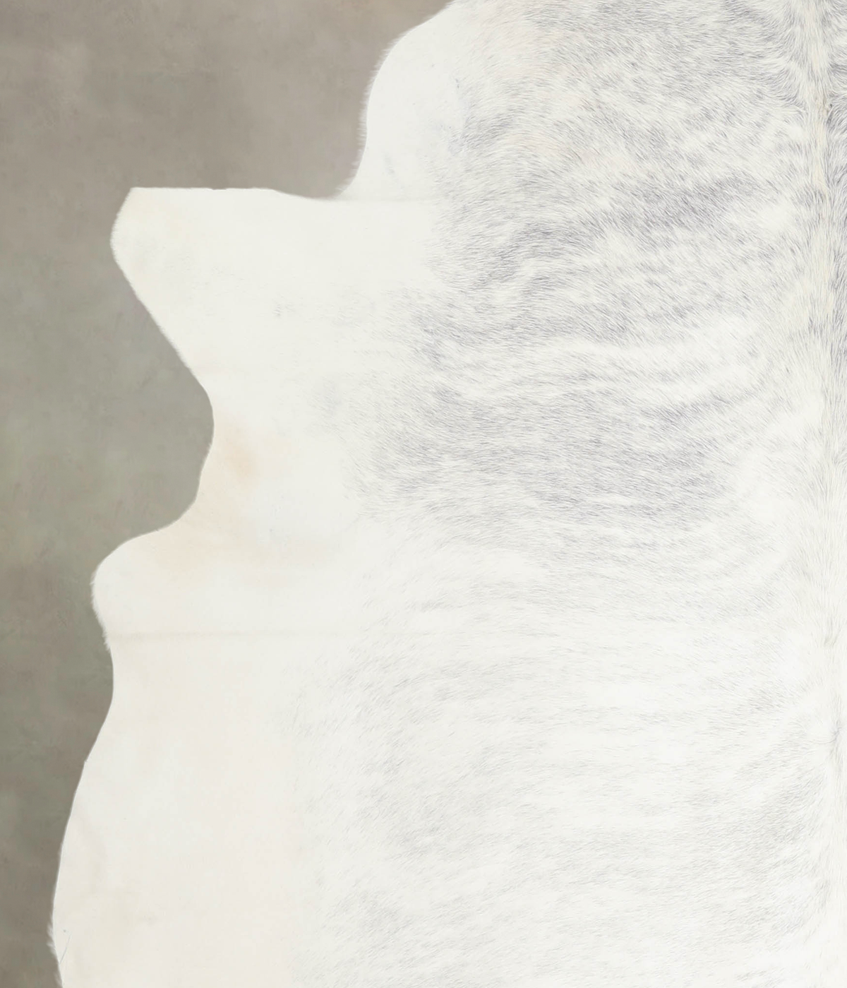 Grey Brindle XX-Large Brazilian Cowhide Rug 7'10"H x 7'1"W #A22526 by Hudson Hides