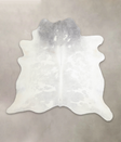 Medium Grey X-Large Brazilian Cowhide Rug 6'11"H x 7'2"W #A22533 by Hudson Hides