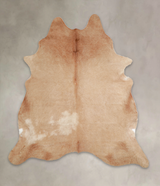 Beige XX-Large Brazilian Cowhide Rug 7'7"H x 6'10"W #A22554 by Hudson Hides
