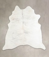Grey Brindle Large Brazilian Cowhide Rug 6'5"H x 6'1"W #A22829 by Hudson Hides