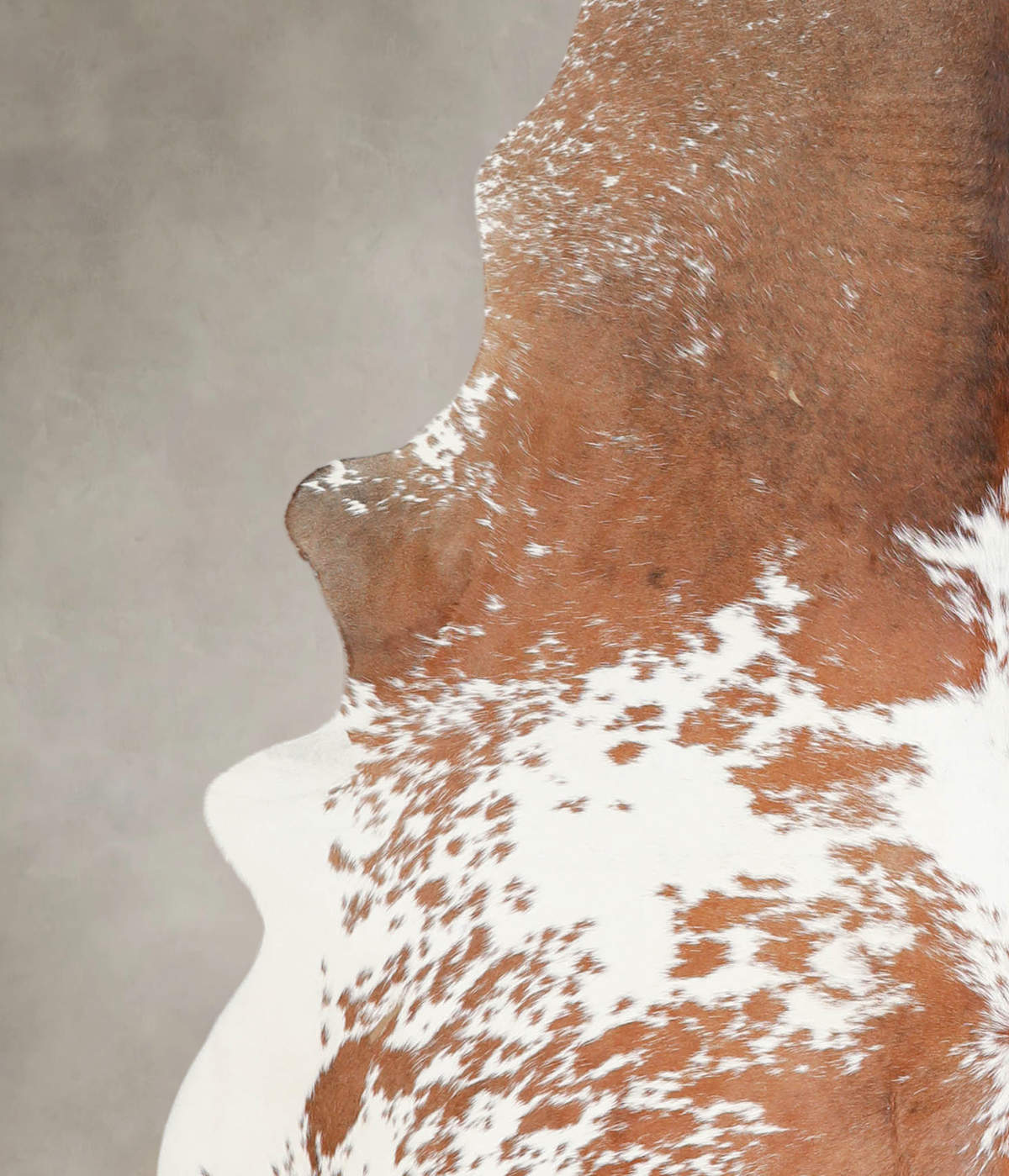 Brown and White X-Large Brazilian Cowhide Rug 7'3"H x 6'0"W #A22874 by Hudson Hides