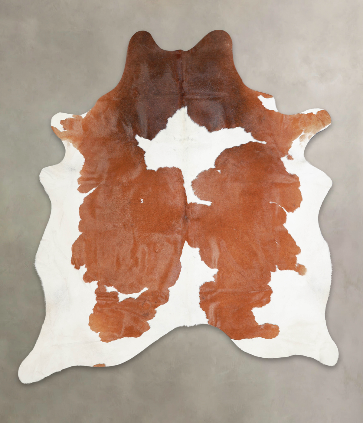 Brown and White Cowhide Rug #A23056
