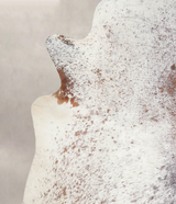Salt and Pepper Brown X-Large Brazilian Cowhide Rug 7'3"H x 5'11"W #A23060 by Hudson Hides