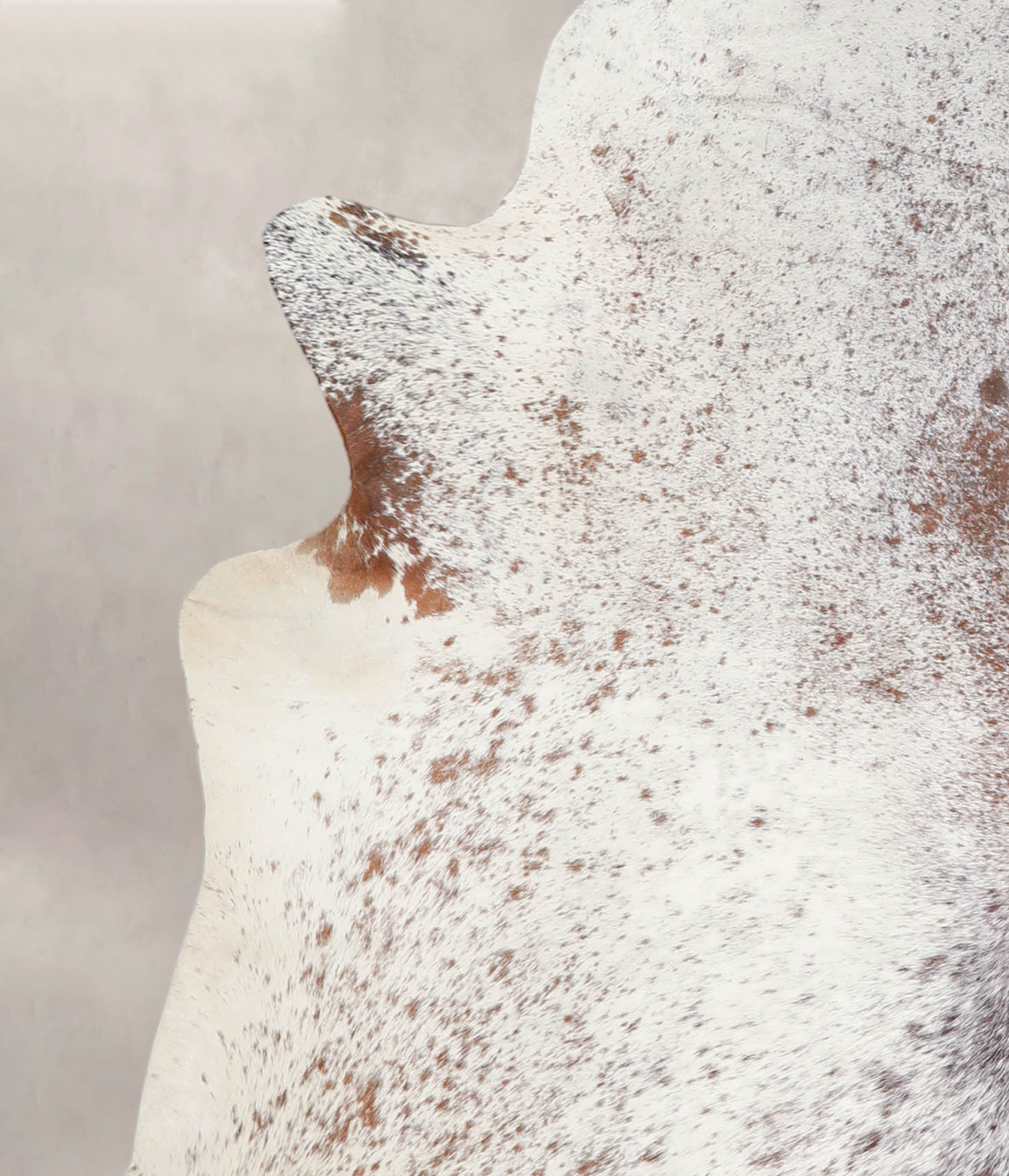 Salt and Pepper Brown Cowhide Rug #A23060