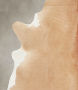 Beige X-Large Brazilian Cowhide Rug 7'5"H x 6'1"W #A23072 by Hudson Hides