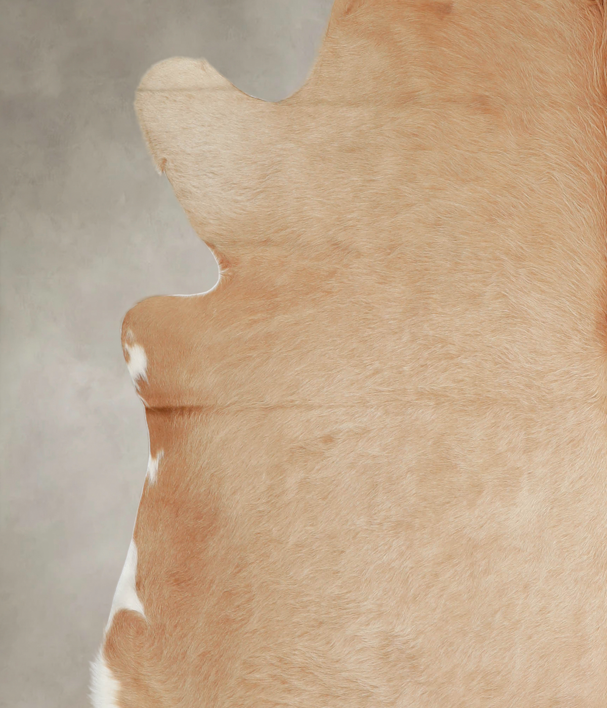 Beige XX-Large Brazilian Cowhide Rug 7'6"H x 7'0"W #A23117 by Hudson Hides