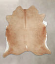 Beige XX-Large Brazilian Cowhide Rug 7'8"H x 7'1"W #A23120 by Hudson Hides
