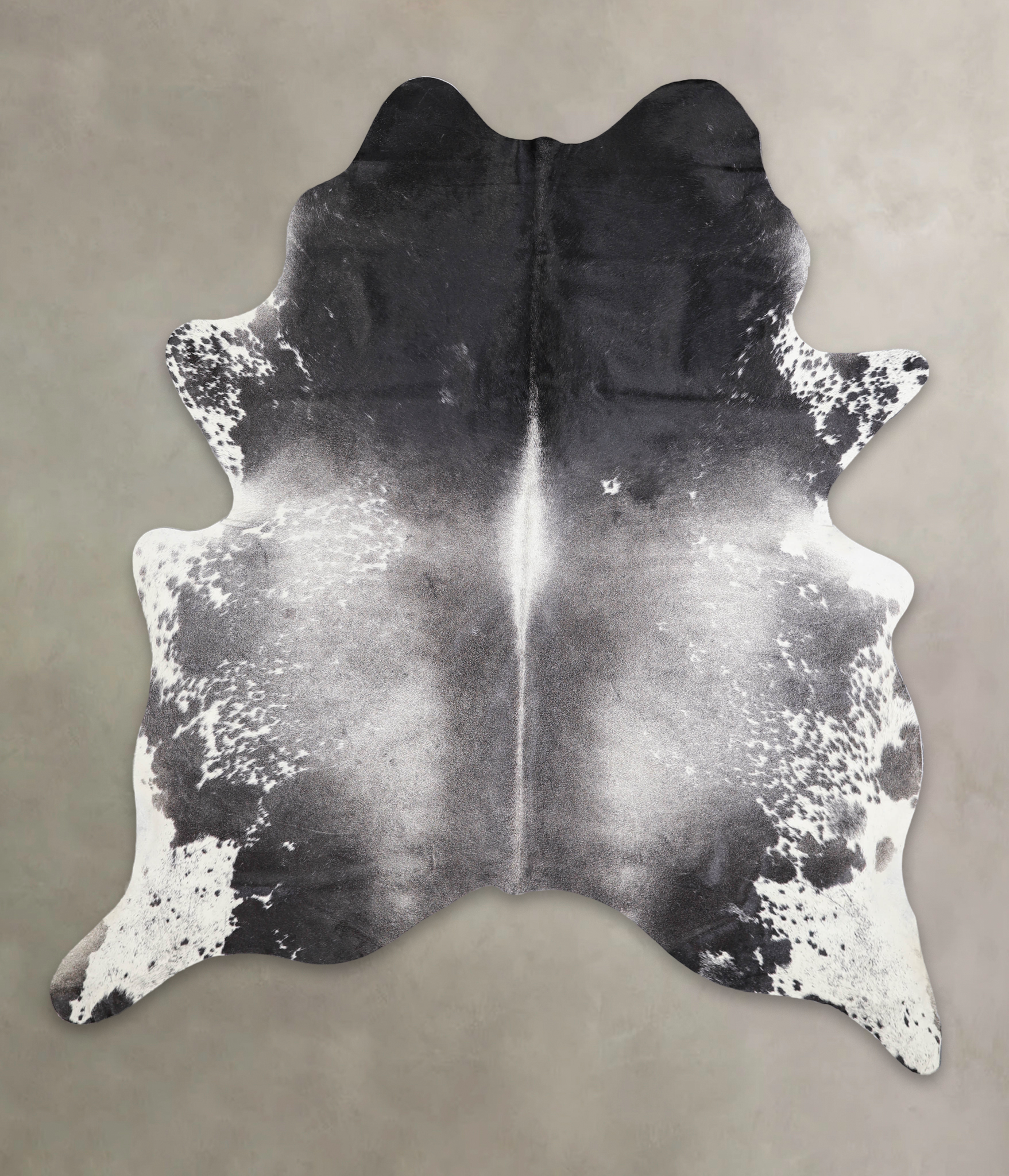 Grey with White Cowhide Rug #A23199