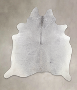 Medium Grey X-Large Brazilian Cowhide Rug 7'1"H x 6'6"W #A23200 by Hudson Hides