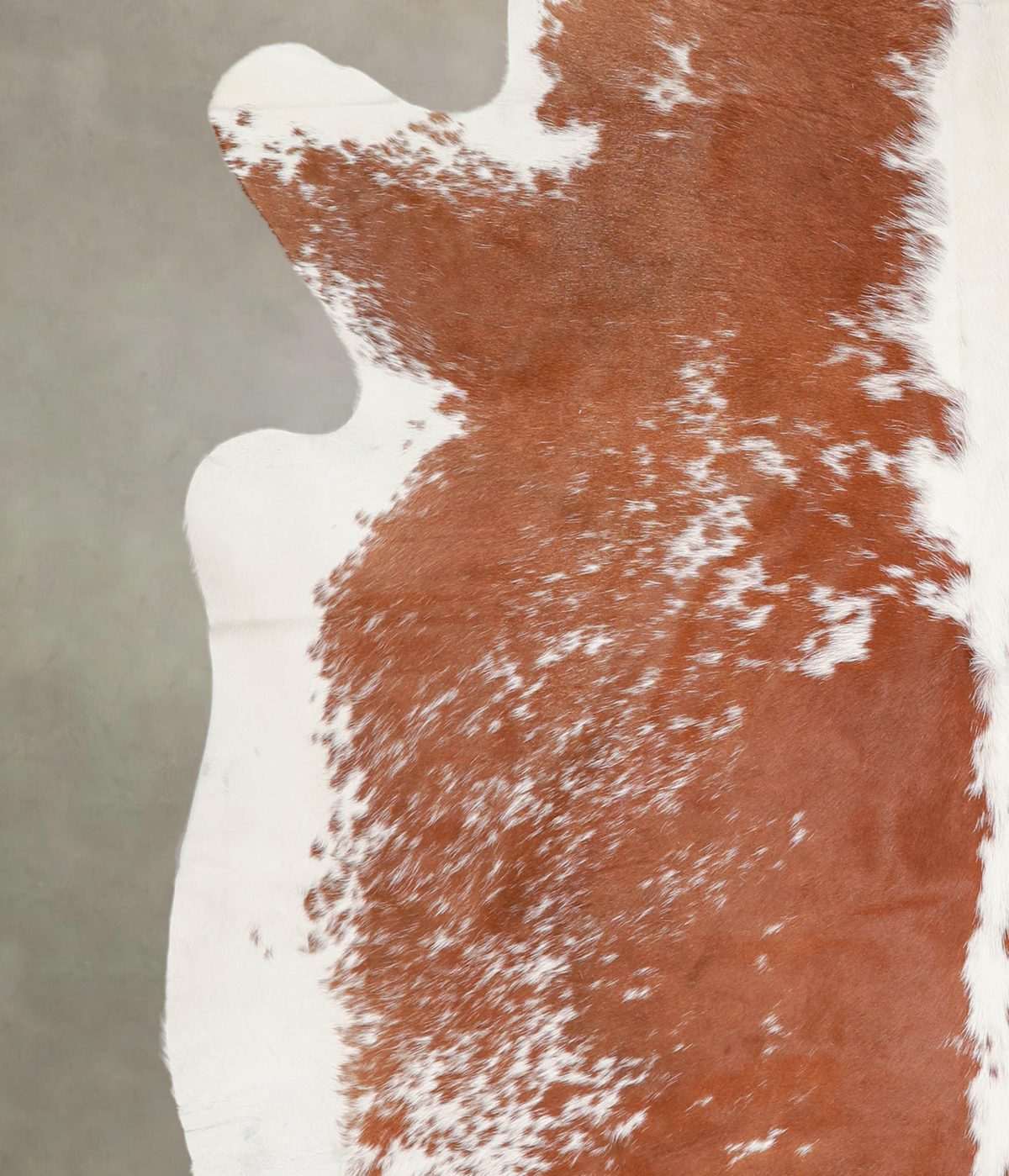 Brown and White XX-Large Brazilian Cowhide Rug 7'6"H x 7'5"W #A23215 by Hudson Hides