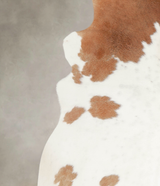 Brown and White XX-Large Brazilian Cowhide Rug 8'4"H x 7'2"W #A23223 by Hudson Hides