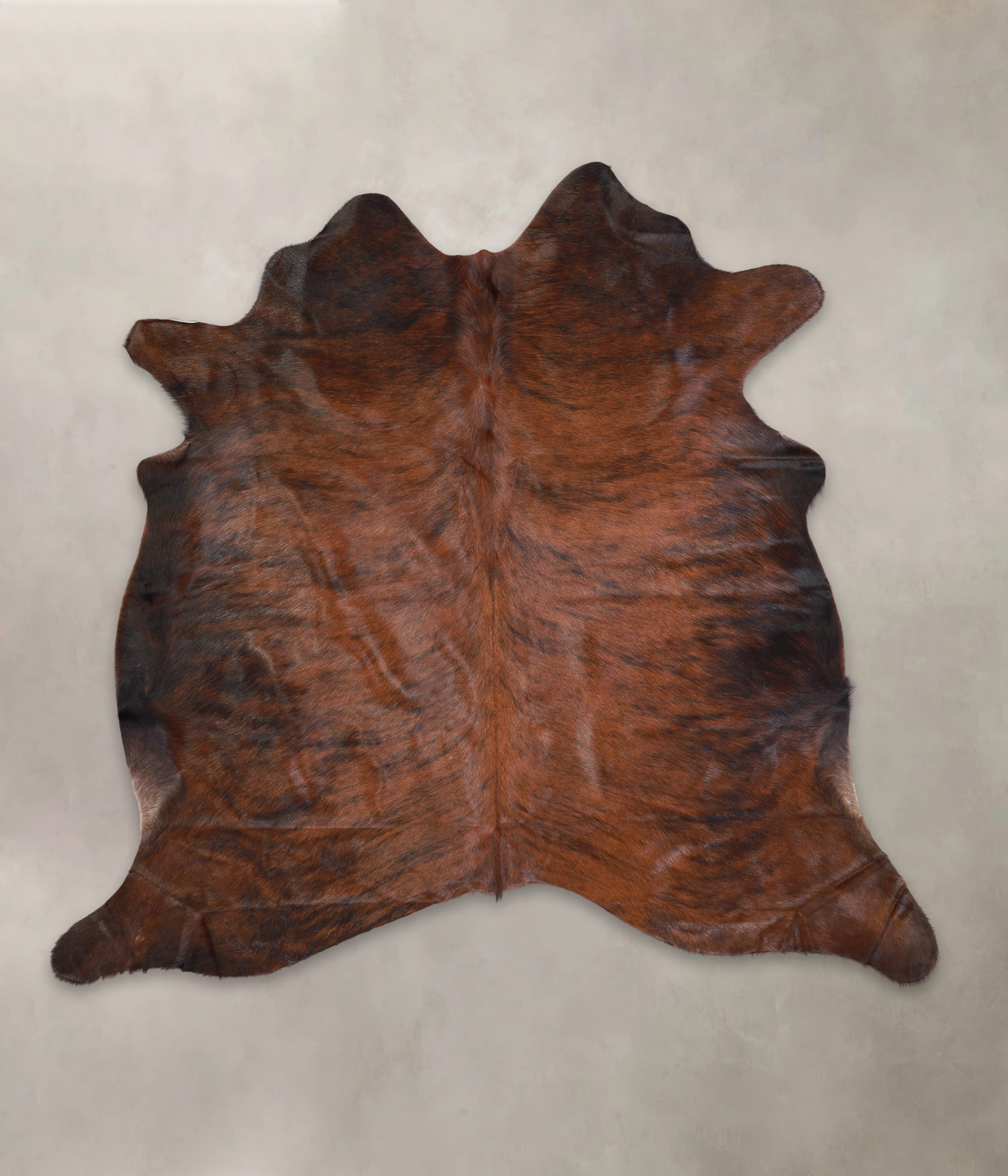 Dark Brindle Cowhide Rug #A23276
