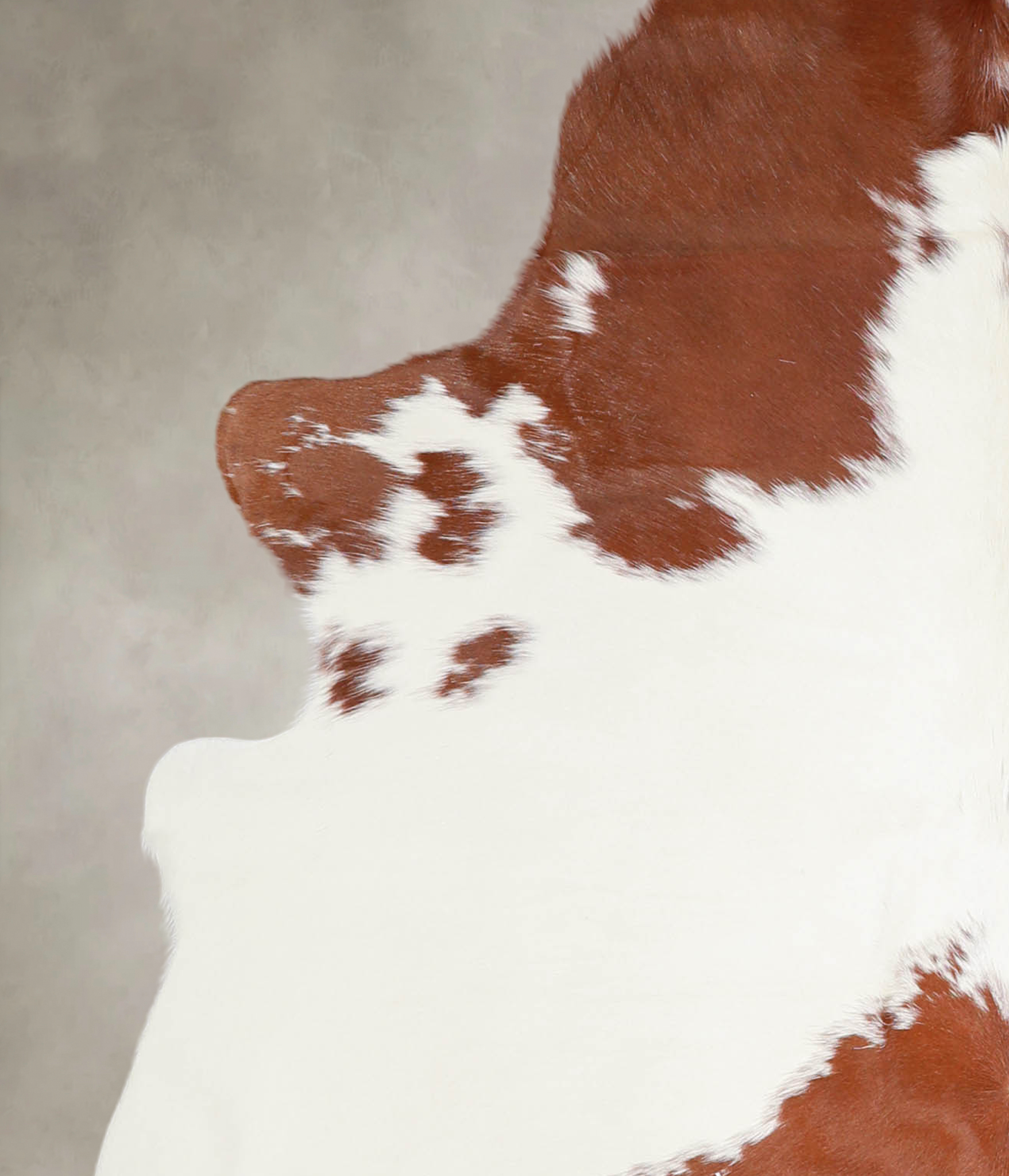 Brown and White Cowhide Rug #A23286