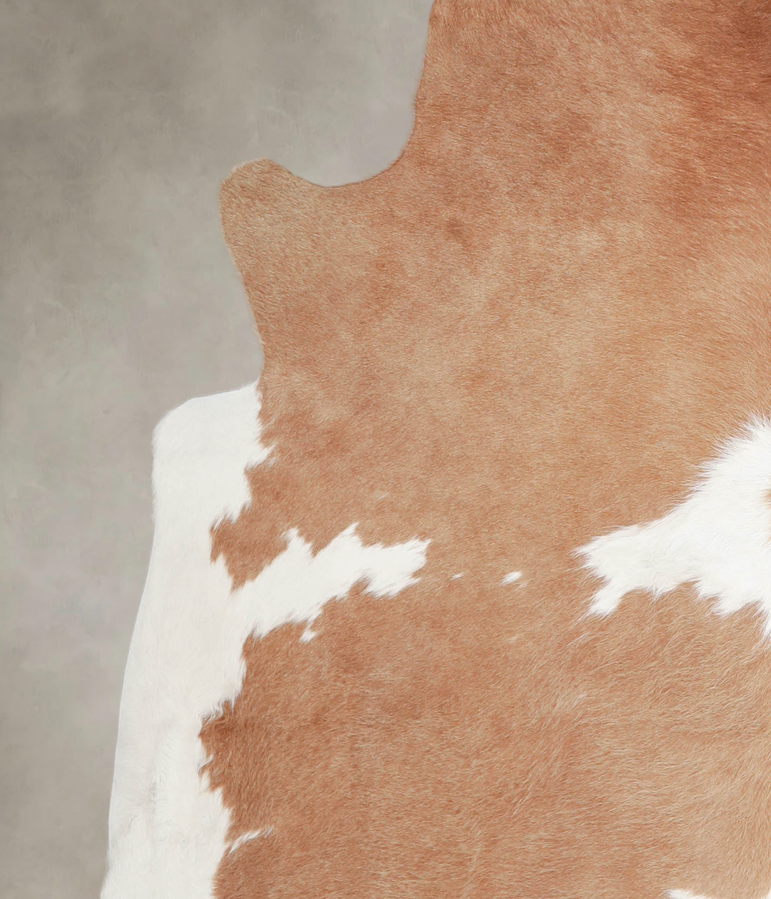 Beige and White X-Large Brazilian Cowhide Rug 7'1"H x 6'7"W #A23304 by