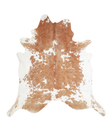 Brown and White X-Large Brazilian Cowhide Rug 7'2"H x 6'11"W #A23361 by Hudson Hides