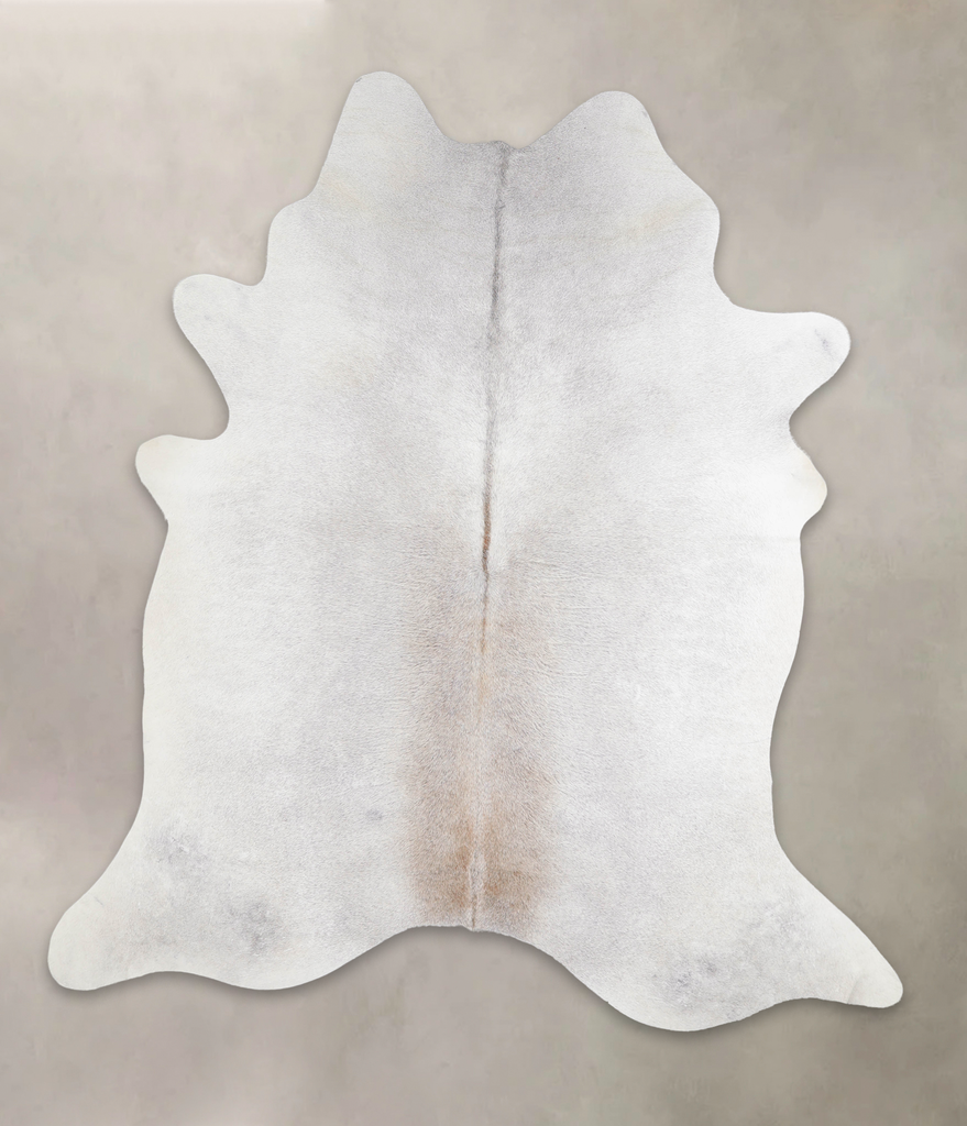 Medium Grey XX-Large Brazilian Cowhide Rug 7'6"H x 6'7"W #A23383 by Hudson Hides