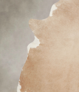 Beige XX-Large Brazilian Cowhide Rug 7'9"H x 6'10"W #A23481 by Hudson Hides