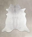 Medium Grey XX-Large Brazilian Cowhide Rug 7'9"H x 7'6"W #A23482 by Hudson Hides