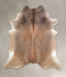 Grey with Beige XX-Large Brazilian Cowhide Rug 7'8