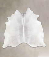 Medium Grey X-Large Brazilian Cowhide Rug 6'6"H x 6'11"W #A23604 by Hudson Hides