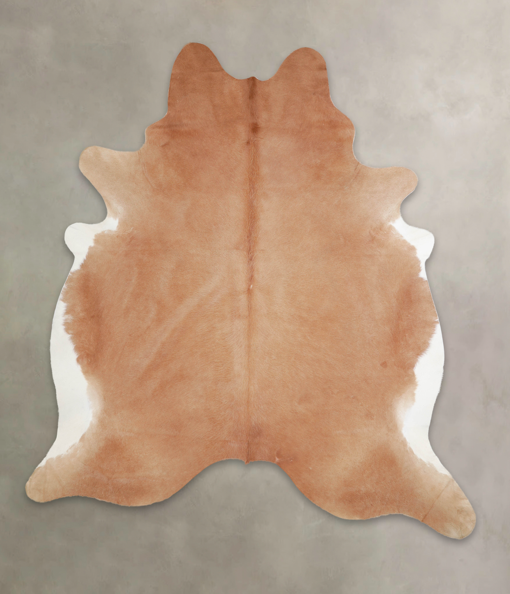 Solid Brown Cowhide Rug #A23668