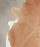 Solid Brown XX-Large Brazilian Cowhide Rug 7'10"H x 7'0"W #A23668 by Hudson Hides