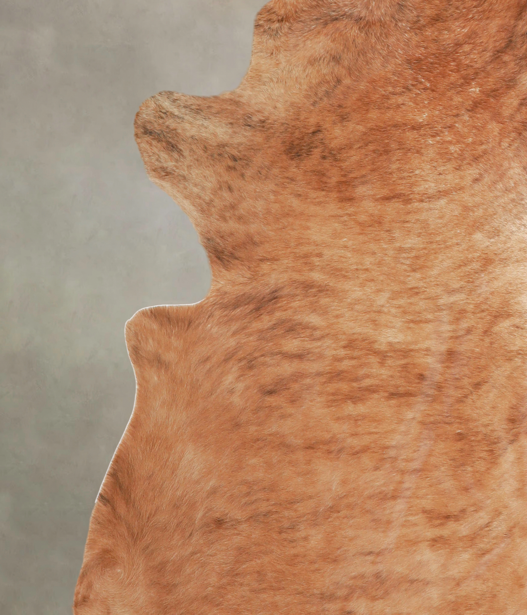 Medium Brindle XX-Large Brazilian Cowhide Rug 7'6"H x 7'0"W #A23673 by